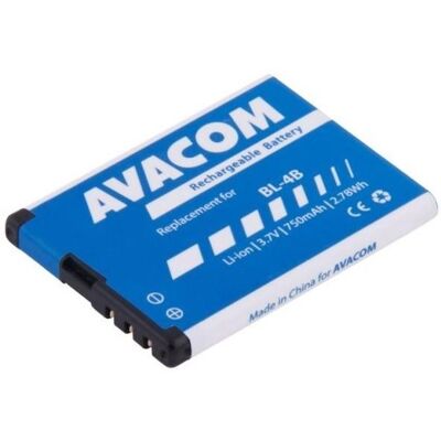 Avacom pro Nokia 6111 Li-Ion 3,7V 750mAh (náhrada BL-4B) Avacom pro Nokia 6111 Li-Ion 3,7V 750mAh (náhrada BL-4B)