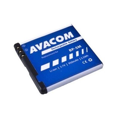 AVACOM pro Nokia N81, 6500 Slide Li-Ion 3,7V 950mAh (náhrada BP-5M) AVACOM pro Nokia N81, 6500 Slide Li-Ion 3,7V 950mAh (náhrada BP-5M)