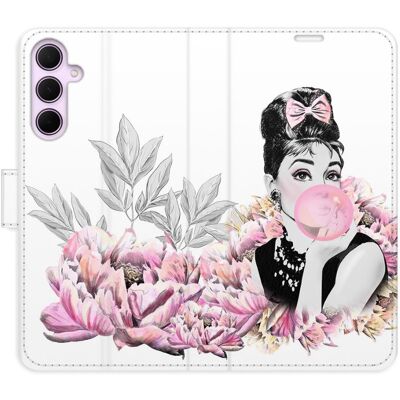 iSaprio Flip pouzdro Girl with bubble pro Samsung Galaxy A35 5G iSaprio Flip pouzdro Girl with bubble pro Samsung Galaxy A35 5G
