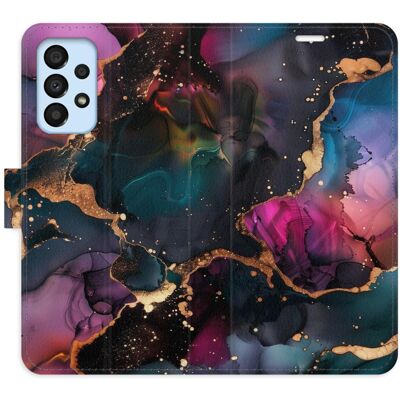 iSaprio Flip pouzdro Dark Marble pro Samsung Galaxy A33 5G iSaprio Flip pouzdro Dark Marble pro Samsung Galaxy A33 5G