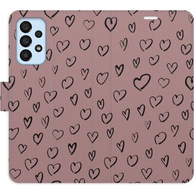 iSaprio Flip pouzdro Heart Dark 02 pro Samsung Galaxy A33 5G iSaprio Flip pouzdro Heart Dark 02 pro Samsung Galaxy A33 5G