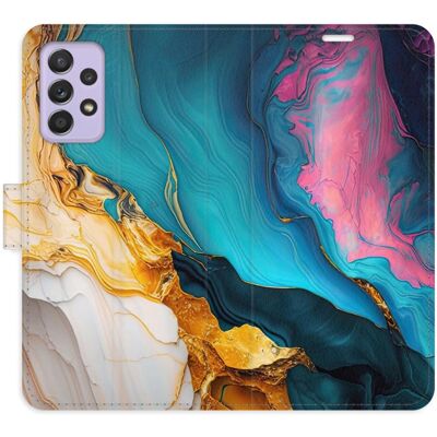 iSaprio Flip pouzdro Colourful Marble pro Samsung Galaxy A52 / A52 5G / A52s iSaprio Flip pouzdro Colourful Marble pro Samsung Galaxy A52 / A52 5G / A52s
