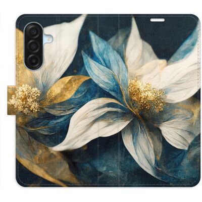 iSaprio Flip pouzdro Gold Flowers pro Samsung Galaxy A17 / A17 5G iSaprio Flip pouzdro Gold Flowers pro Samsung Galaxy A17 / A17 5G