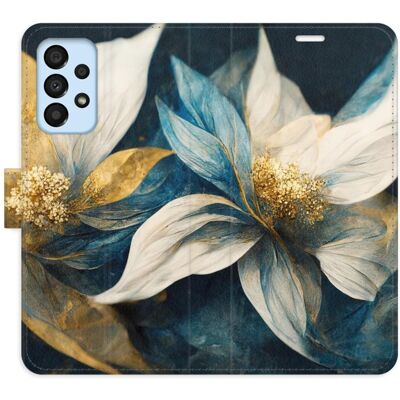 iSaprio flip pouzdro Gold Flowers pro Samsung Galaxy A33 5G iSaprio flip pouzdro Gold Flowers pro Samsung Galaxy A33 5G
