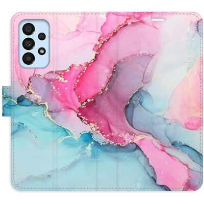 iSaprio flip pouzdro PinkBlue Marble pro Samsung Galaxy A33 5G iSaprio flip pouzdro PinkBlue Marble pro Samsung Galaxy A33 5G