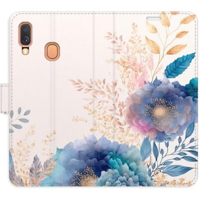 iSaprio flip pouzdro Ornamental Flowers 03 pro Samsung Galaxy A40 iSaprio flip pouzdro Ornamental Flowers 03 pro Samsung Galaxy A40