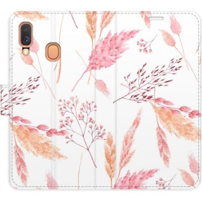 iSaprio flip pouzdro Ornamental Flowers pro Samsung Galaxy A40 iSaprio flip pouzdro Ornamental Flowers pro Samsung Galaxy A40