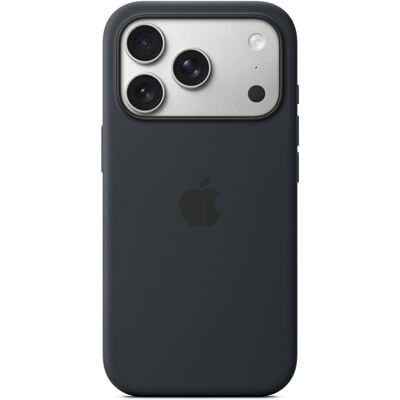 Apple Silikonový kryt s MagSafe na iPhone 17 Pro černý Apple Silikonový kryt s MagSafe na iPhone 17 Pro černý