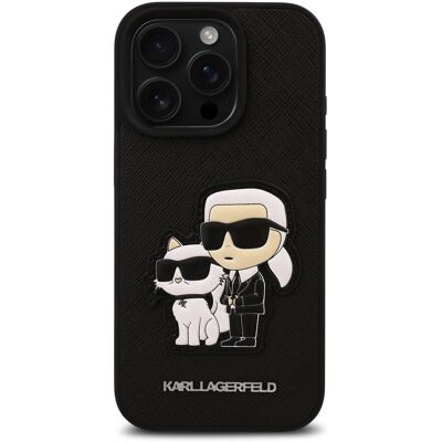 Saffiano pouzdro Karl Lagerfeld pro iPhone 16 Pro Max - Pouzdro na Mobil Saffiano pouzdro Karl Lagerfeld pro iPhone 16 Pro Max - Pouzdro na Mobil