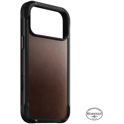 Nomad Rugged Leather Case Rustic Brown (Horween) iPhone 18 Pro Max/17 Pro Max Nomad Rugged Leather Case Rustic Brown (Horween) iPhone 18 Pro Max/17 Pro Max