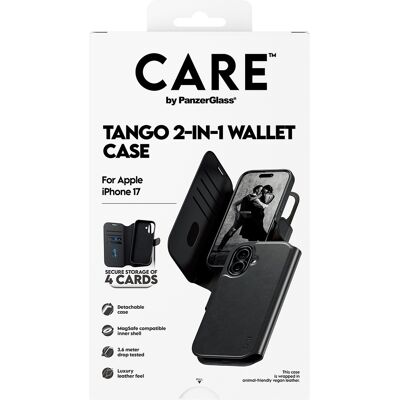 PanzerGlass CARE pouzdro Apple iPhone 17 MagSafe Tango 2v1 Wallet PanzerGlass CARE pouzdro Apple iPhone 17 MagSafe Tango 2v1 Wallet