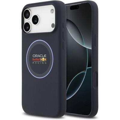 Red Bull Silicone Blue Ring MagSafe Zadní Kryt pro iPhone 17 Pro Max Navy Red Bull Silicone Blue Ring MagSafe Zadní Kryt pro iPhone 17 Pro Max Navy