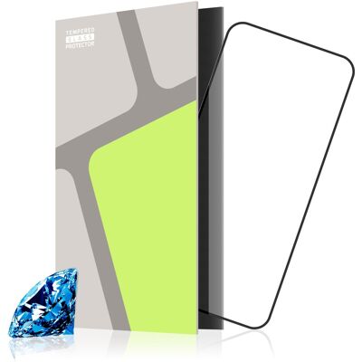 Tempered Glass Protector safírové pro iPhone 15 Plus, Case Friendly, černé Tempered Glass Protector safírové pro iPhone 15 Plus, Case Friendly, černé