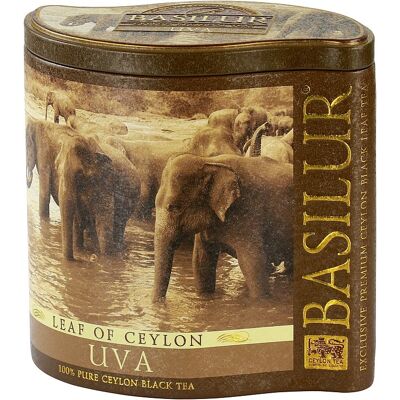 Basilur Tea Export BASILUR Leaf of Ceylon Uva-OP plech 100g Basilur Tea Export BASILUR Leaf of Ceylon Uva-OP plech 100g