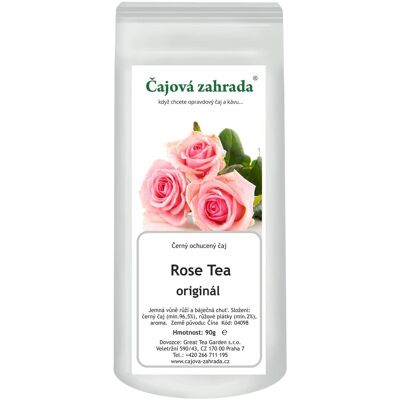 Čajová zahrada Rose Tea - černý ochucený čaj, 500g Čajová zahrada Rose Tea - černý ochucený čaj, 500g