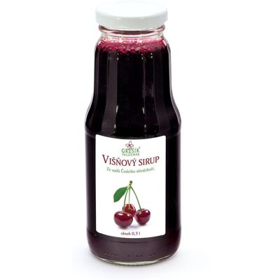 Grešík Valdemar Sirup Višňový BIO 0,3 l Grešík Valdemar Sirup Višňový BIO 0,3 l