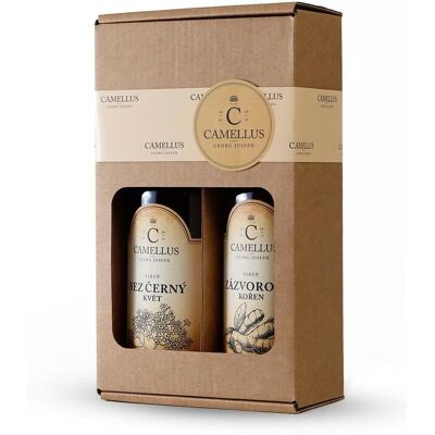 Emedis Camellus Balíček Premium Bez a Zázvor 2 × 0,25 l Emedis Camellus Balíček Premium Bez a Zázvor 2 × 0,25 l