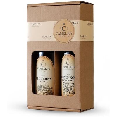 Emedis Camellus Sirup Balíček Premium Bez a Meduňka s dobromyslí 2 × 0,25 l Emedis Camellus Sirup Balíček Premium Bez a Meduňka s dobromyslí 2 × 0,25 l