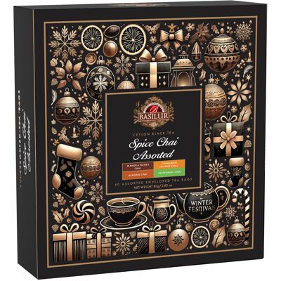 Basilur Christmas Spice Chai Assorted 40 × 2 g Basilur Christmas Spice Chai Assorted 40 × 2 g