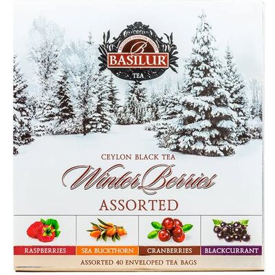 BASILUR Winter Berries Assorted přebal 40 gastro sáčků BASILUR Winter Berries Assorted přebal 40 gastro sáčků