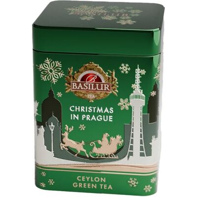 BASILUR Around the World Christmas in Prague Green plech 75 g BASILUR Around the World Christmas in Prague Green plech 75 g