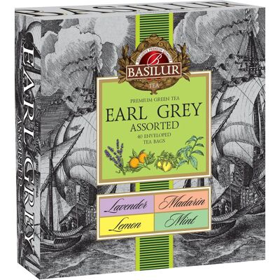 Basilur Earl Grey Green Assorted 40 × 1,5 g Basilur Earl Grey Green Assorted 40 × 1,5 g