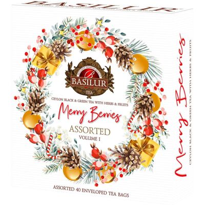 BASILUR Merry Berry Assorted Vol. I 40 sáčků, přebal BASILUR Merry Berry Assorted Vol. I 40 sáčků, přebal