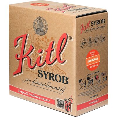 Kitl Syrob Jahodový 5l bag-in-box Kitl Syrob Jahodový 5l bag-in-box