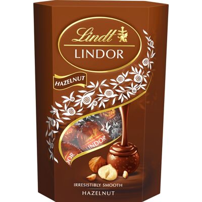 Lindt Lindor Bonboniéra čokoládové pralinky lískový oříšek 200 g Lindt Lindor Bonboniéra čokoládové pralinky lískový oříšek 200 g