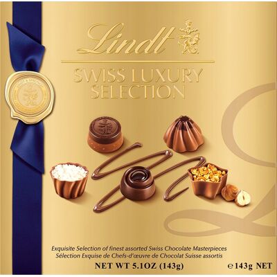 Lindt Bonboniéra švýcarské výběrové čokoládové pralinky 143 g Lindt Bonboniéra švýcarské výběrové čokoládové pralinky 143 g