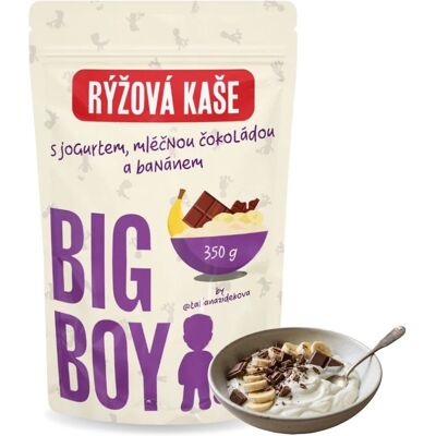 BIG BOY Rýžová kaše s jogurtem by @tatianazidekova 350 g BIG BOY Rýžová kaše s jogurtem by @tatianazidekova 350 g