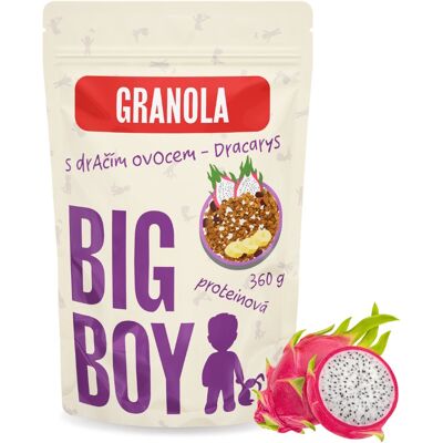 BIG BOY Proteinová granola s dračím ovocem 360 g BIG BOY Proteinová granola s dračím ovocem 360 g