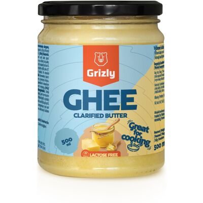 GRIZLY Ghí přepuštěné máslo 500 ml GRIZLY Ghí přepuštěné máslo 500 ml