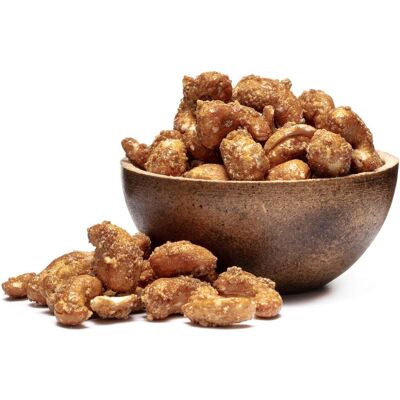 GRIZLY Kešu oříšky ve slaném karamelu s medem 500 g GRIZLY Kešu oříšky ve slaném karamelu s medem 500 g