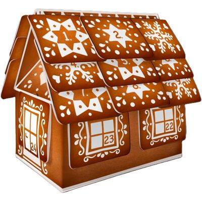 Leros Bylinný adventní kalendář chaloupka, 24 sáčků Leros Bylinný adventní kalendář chaloupka, 24 sáčků