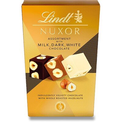 Lindt Bonboniéra Nuxor pralinky mix mléčná hořká čokoláda 150 g Lindt Bonboniéra Nuxor pralinky mix mléčná hořká čokoláda 150 g