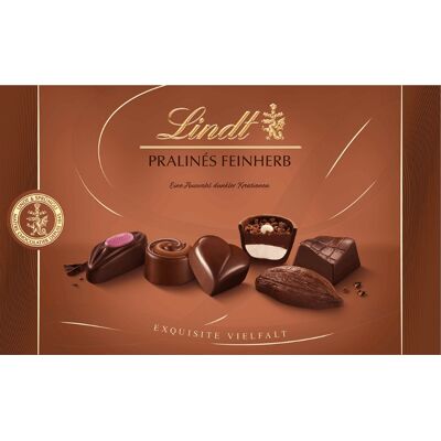 Lindt Bonboniéra čokoládové pralinky Noir hořká čokoláda 200 g Lindt Bonboniéra čokoládové pralinky Noir hořká čokoláda 200 g