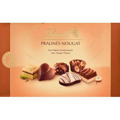 Lindt Bonboniéra čokoládové pralinky nugátové 200 g Lindt Bonboniéra čokoládové pralinky nugátové 200 g