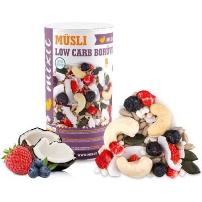 Mixit Müsli low carb - borůvka 400 g Mixit Müsli low carb - borůvka 400 g