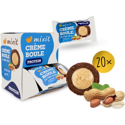 Mixit Proteinová Creme boule Peanut butter 20 ks Mixit Proteinová Creme boule Peanut butter 20 ks