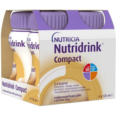 Nutridrink Compact s příchutí kávy 4x125 ml Nutridrink Compact s příchutí kávy 4x125 ml