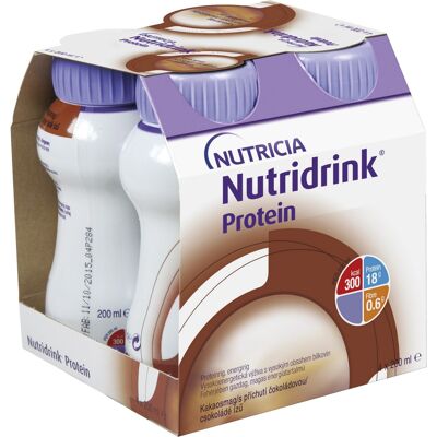 Nutridrink Protein s příchutí čokoládovou 4 × 200 ml Nutridrink Protein s příchutí čokoládovou 4 × 200 ml