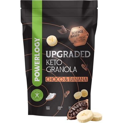 Powerlogy Upgraded Keto Granola Choco and Banana 350 g Powerlogy Upgraded Keto Granola Choco and Banana 350 g