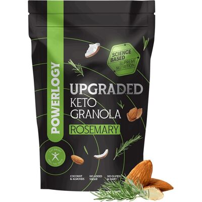 Powerlogy Upgraded Keto Granola Rosemary 350 g Powerlogy Upgraded Keto Granola Rosemary 350 g