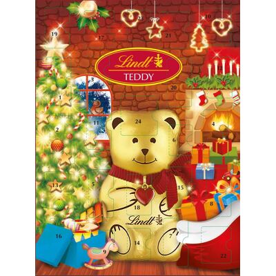 Lindt Teddy Xmas Tree Adventní kalendář 170 g Lindt Teddy Xmas Tree Adventní kalendář 170 g