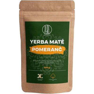 BrainMax Pure Yerba Maté, Pomeranč, 500 g BrainMax Pure Yerba Maté, Pomeranč, 500 g