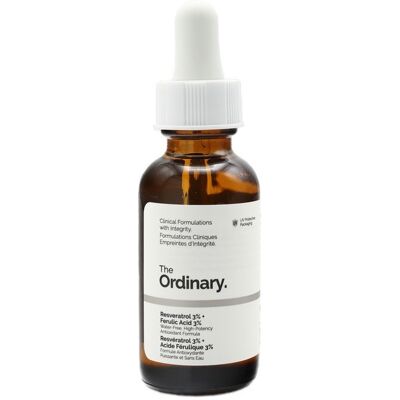 The Ordinary Resveratrol 3% + Ferulic Acid 3% Sérum - Hydratační a Oleje - 30mL The Ordinary Resveratrol 3% + Ferulic Acid 3% Sérum - Hydratační a Oleje - 30mL