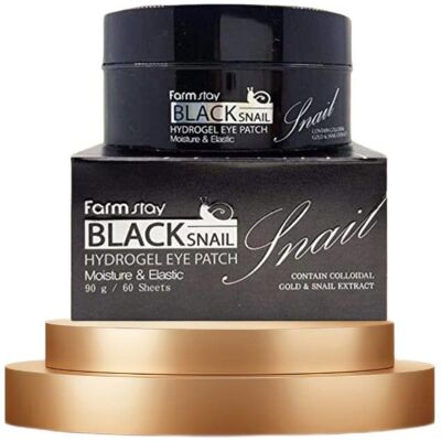 FARM STAY Black Snail Hydrogel Eye Patch 60 ks (90 g) FARM STAY Black Snail Hydrogel Eye Patch 60 ks (90 g)
