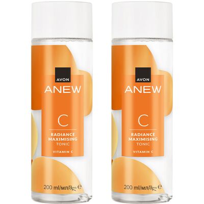 Avon Rozjasňující tonikum Anew s vitaminem C 200 ml 2 ks Avon Rozjasňující tonikum Anew s vitaminem C 200 ml 2 ks