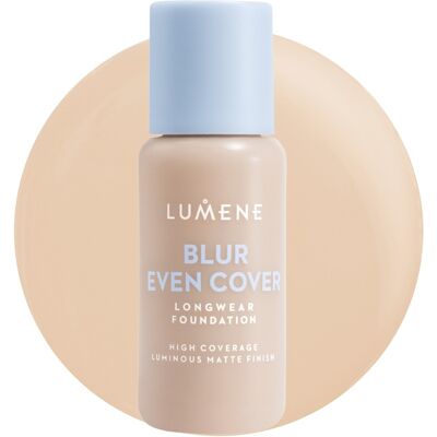 LUMENE Blur Even Cover Foundation Shade 1.75 30ml LUMENE Blur Even Cover Foundation Shade 1.75 30ml
